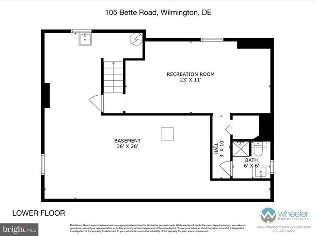 105 Bette Rd, House other with 3 bedrooms, 2 bathrooms and null parking in WILMINGTON DE | Image 31