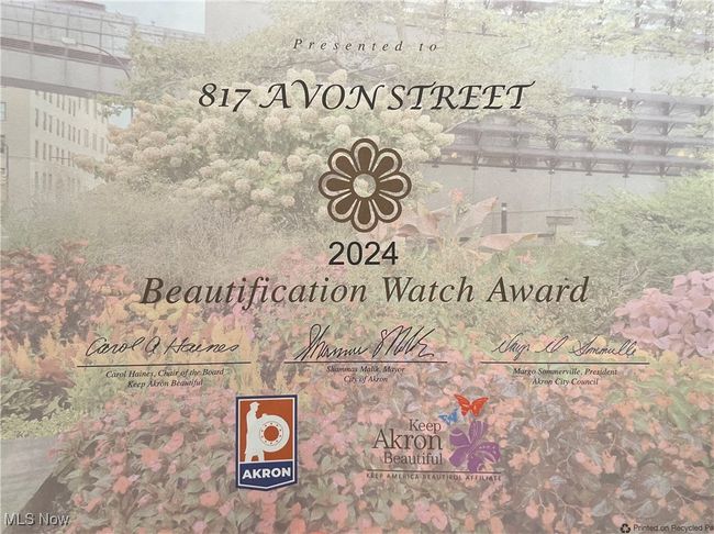 Akron 2024 Beautification Award for the home | Image 32