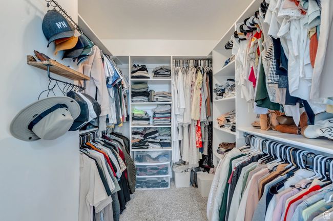 Spacious closet with carpet flooring | Image 20