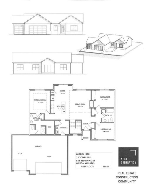 884 Red Hawk Dr, Milton, WI, 53563-1847 | Card Image