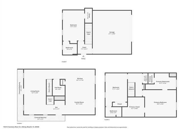 135 N Cannery Row Cir, Condo with 3 bedrooms, 4 bathrooms and null parking in Delray Beach FL | Image 23