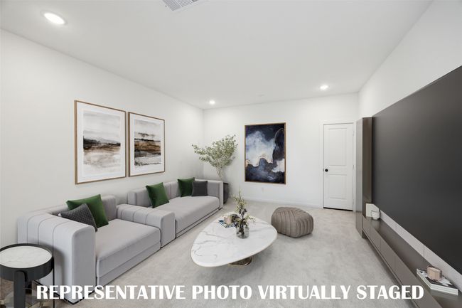 Family movie night has never been more fun in this fantastic media room! REPRESENTATIVE PHOTO VIRTUALLY STAGED | Image 15