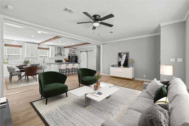 Living area, virtually staged | Image 6