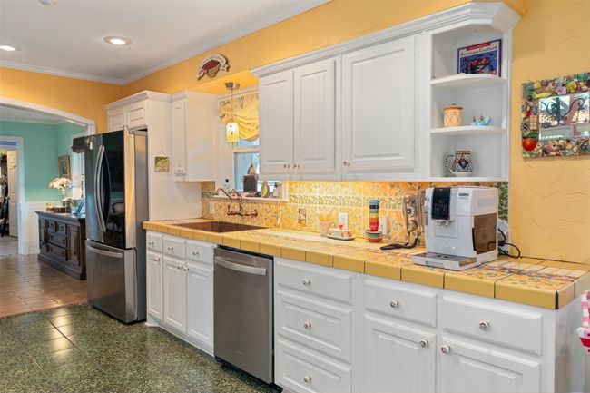 Copper Sink, Stainless Dishwasher and Glass Door Refrigerator | Image 10