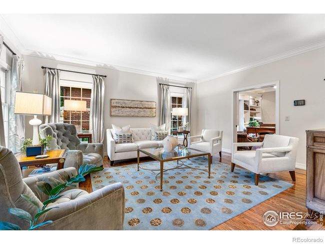 Spacious Living Room opens into the Office. Sliding Doors to Office for Adding Privacy. | Image 7