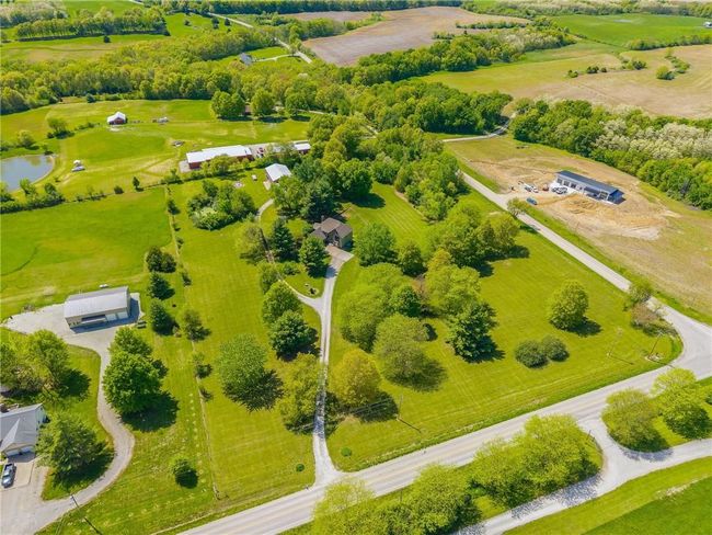 Aerial view featuring a rural view and a water view | Image 9