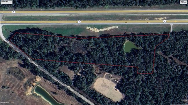 Aerial view with property parcel outlined | Image 13