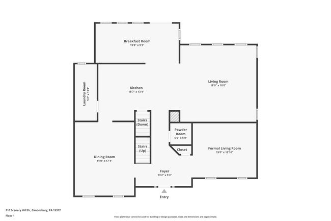110 Scenery Hill Dr., House other with 4 bedrooms, 4 bathrooms and 2 parking in Cecil PA | Image 45