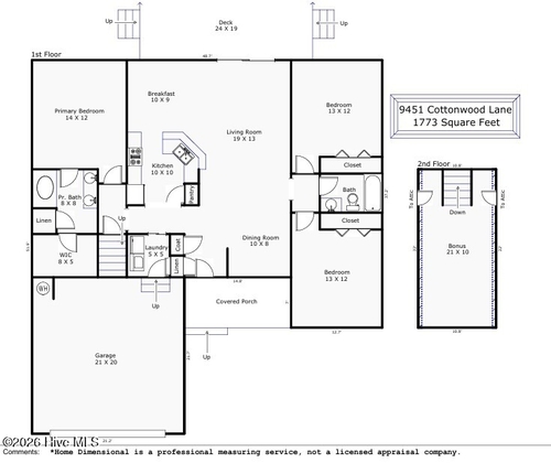 9451 Cottonwood Ln, Leland, NC, 28451-1728 | Card Image