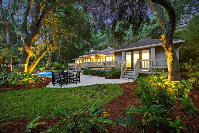 Pool deck with landscape lighting | Image 58