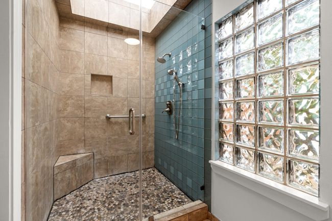 Large Walk-in Shower with hand rail and wide door | Image 31