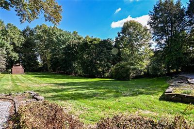 View of yard with a shed | Image 2