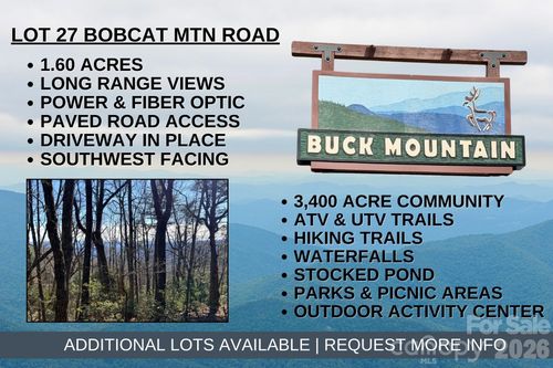 27-TBD Bobcat Mountain Road, Purlear, NC, 28665 | Card Image
