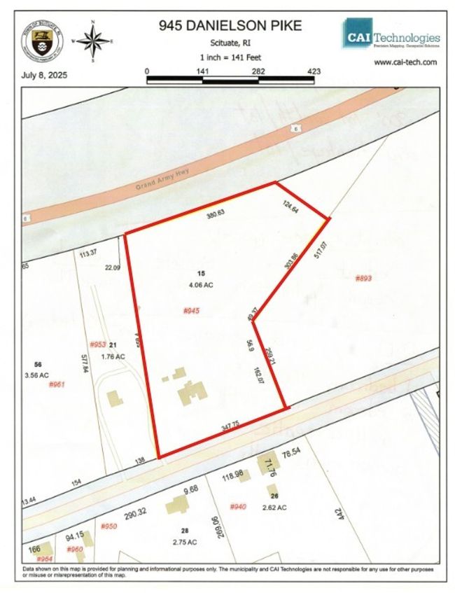 945 Danielson Pike, House other with 3 bedrooms, 2 bathrooms and 17 parking in Scituate RI | Image 22