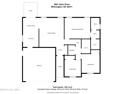 2841 Valor Dr, Wilmington, NC, 28411-7365 | Card Image