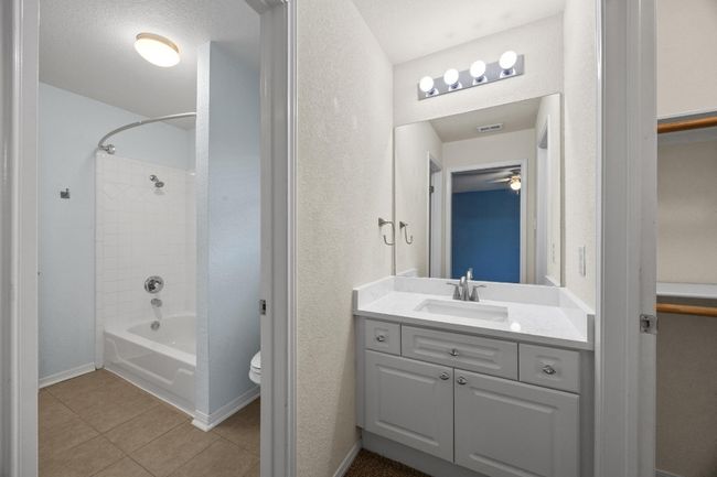 Upstairs Jack & Jill bathroom vanity dedicated to bedroom #4 with walk in closet! | Image 25