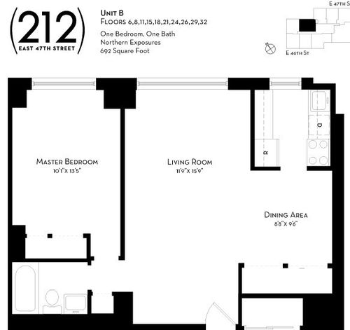 32b-212 E 47th St, New York, NY, 10017-2120 | Card Image
