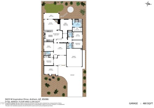 3423 W Inspiration Dr, Phoenix, AZ, 85086-2733 | Card Image