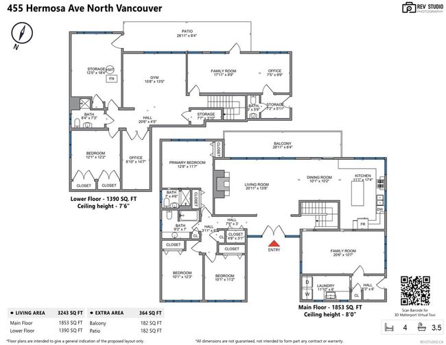 455 Hermosa Avenue, House other with 4 bedrooms, 3 bathrooms and 3 parking in North Vancouver BC | Image 5