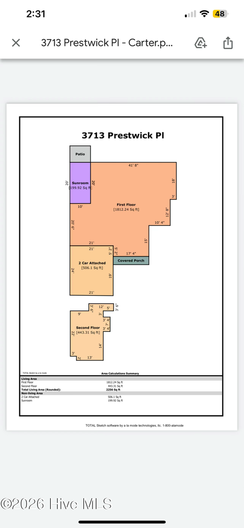 3713 Prestwick Pl, Greenville, NC, 27834-7550 | Card Image