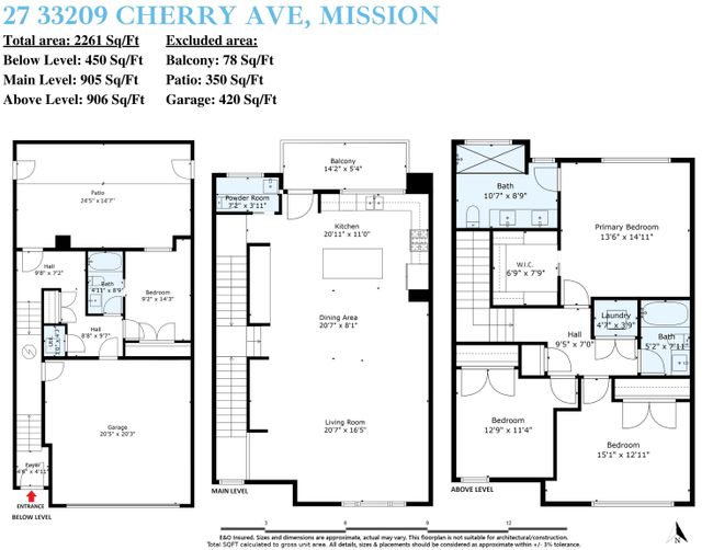 27 - 33209 Cherry Avenue, Townhouse with 4 bedrooms, 3 bathrooms and 4 parking in Mission BC | Image 39