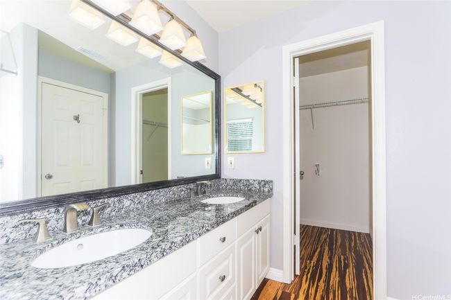 Primary bathroom with large closet area. | Image 21