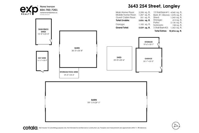 3643 254 St, House other with 10 bedrooms, 7 bathrooms and 20 parking in Aldergrove BC | Image 40