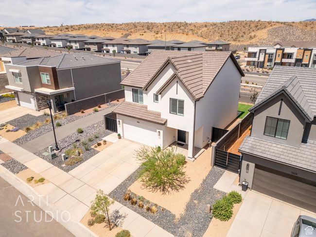 Drone / aerial view with a residential view and a mountain view | Image 45