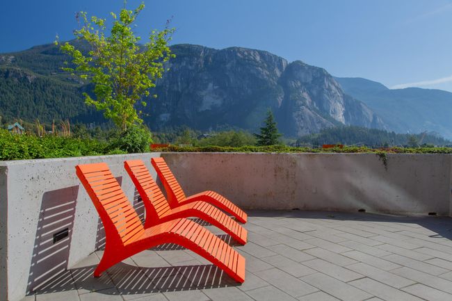 View of patio featuring a mountain view | Image 27