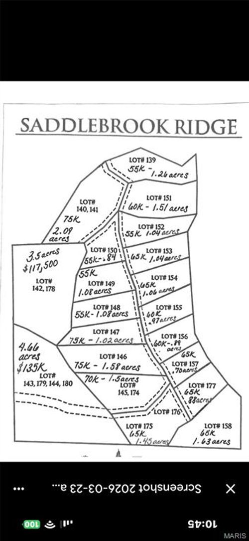 Lot 153 Saddlebrooke Rdg, Jackson, MO, 63755-8547 | Card Image