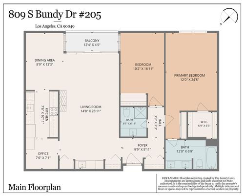 205-809 S Bundy Dr, Los Angeles, CA, 90049-4106 | Card Image