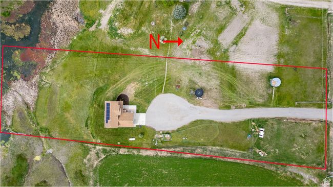 Aerial view of property's location with property boundaries highlighted | Image 27