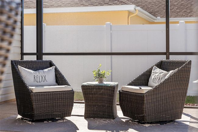 Relax and enjoy the privacy of your 1200 sf screen enclosed patio. Furnishings are optional. | Image 26
