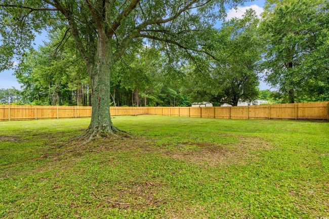 View of fenced backyard | Image 34