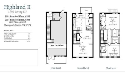 202 - 2101 Branford Pl, Condo with 2 bedrooms, 2 bathrooms and null parking in Thompsons Station TN | Image 3