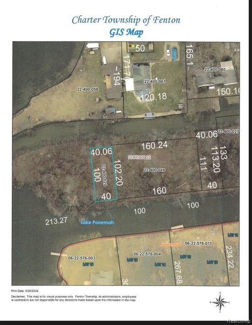 VL Ponemah, Fenton Charter Township, MI, 48430 | Card Image