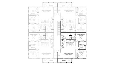 Top floor condo layout | Image 3