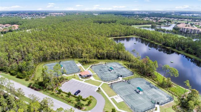 Drone / aerial view of a heavily wooded area and a large body of water | Image 34