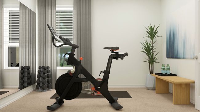 Exercise room featuring carpet and baseboards | Image 26