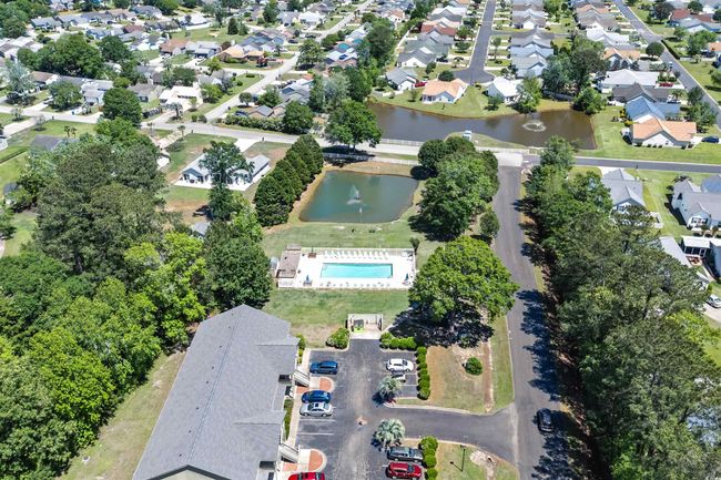 Birds eye view of property with a water view and a residential view | Image 38