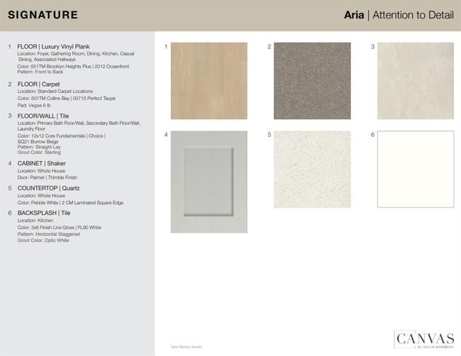 Design Selections. Home is currently under construction, selections subject to change. | Image 4