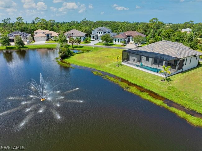 Aerial view with a water feature. | Image 19