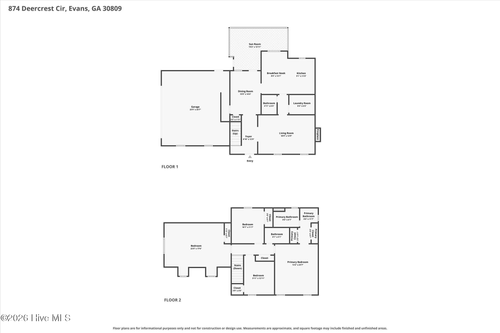 874 Deercrest Cir, Evans, GA, 30809-4228 | Card Image
