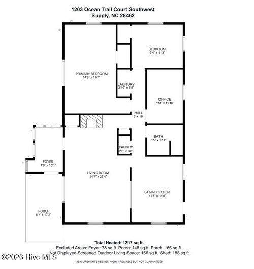 1203 Ocean Trail Ct, Supply, NC, 28462-3517 | Card Image