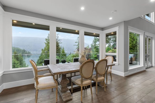 Dining area with hardwood / wood-style flooring, baseboards, and recessed lighting | Image 14