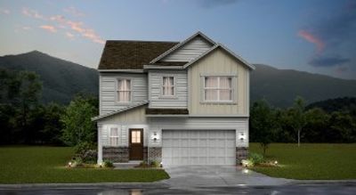 Artist rendering of an Ironwood with a C elevation. Colors and garage swing will vary** | Image 1