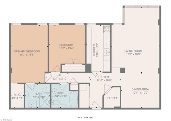 UNIT-104 - 1101 N Elm St, House other with 2 bedrooms, 2 bathrooms and null parking in Greensboro NC | Image 38