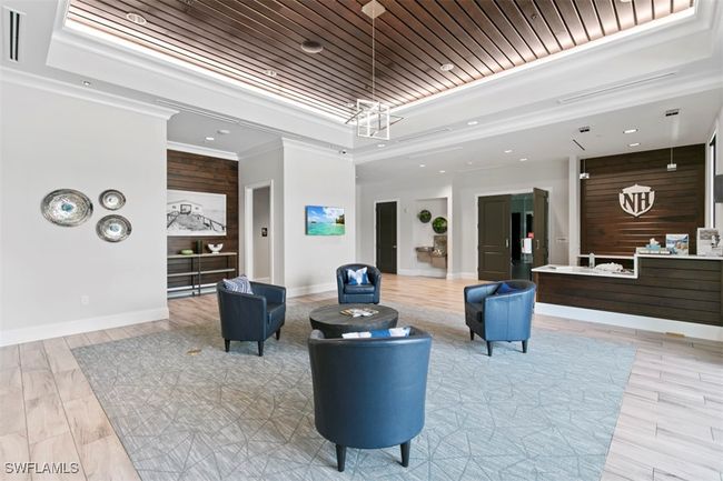 Building lobby with ornamental molding and recessed lighting | Image 37