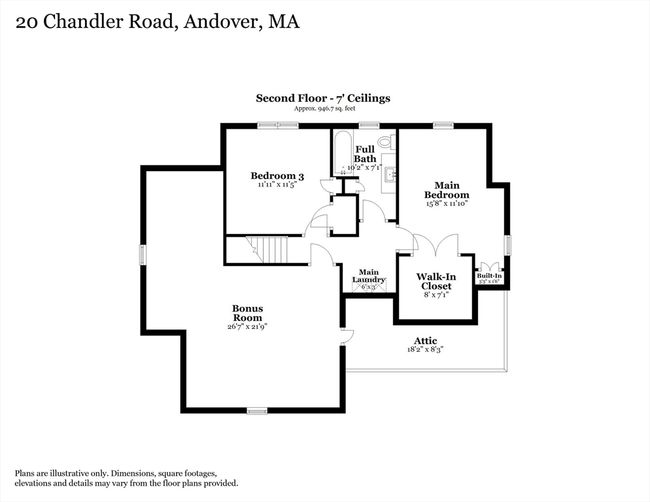 20 Chandler Rd, House other with 4 bedrooms, 2 bathrooms and 6 parking in Andover MA | Image 40