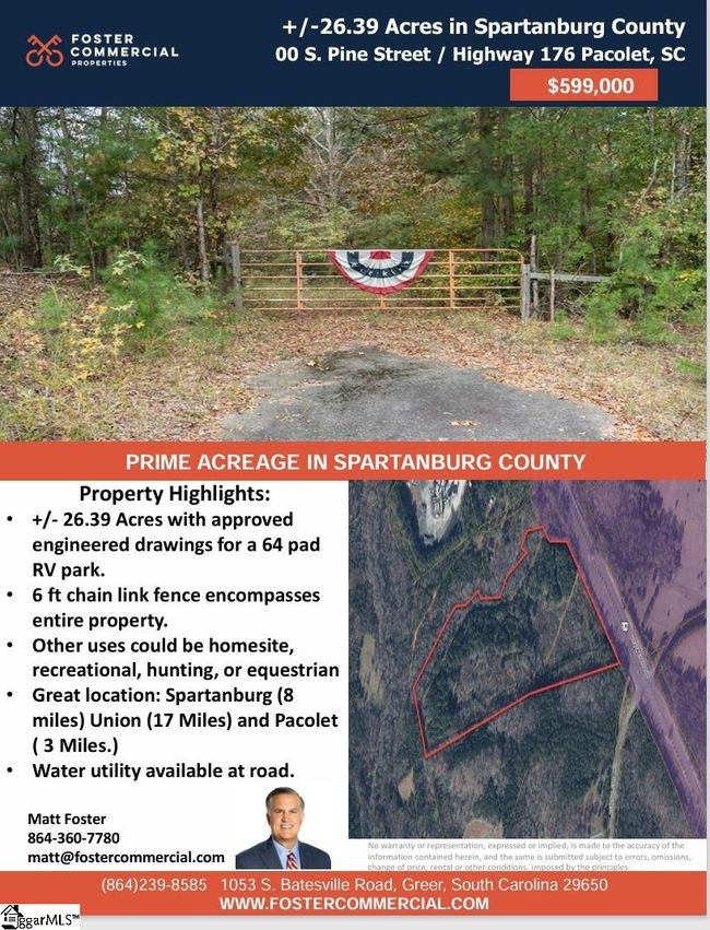 00 Highway 176 Byp, Home with 0 bedrooms, 0 bathrooms and null parking in pacolet SC | Image 6